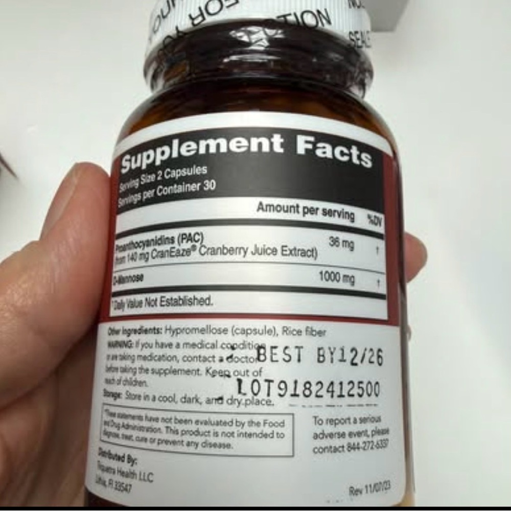 6 pack Triquetra CranEaze Cranberry Juice Extract Supplement - Picture 3 of 7